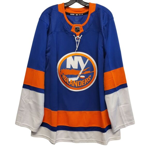 NEW YORK ISLANDERS Jersey Mens 56 Blue Orange ADIDAS